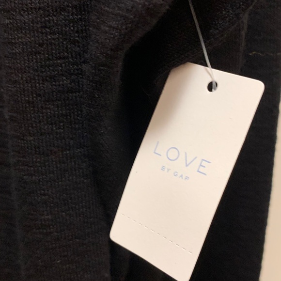 GAP LOVE Long Line Lightweight Cardigan Black XL - Picture 2 of 6
